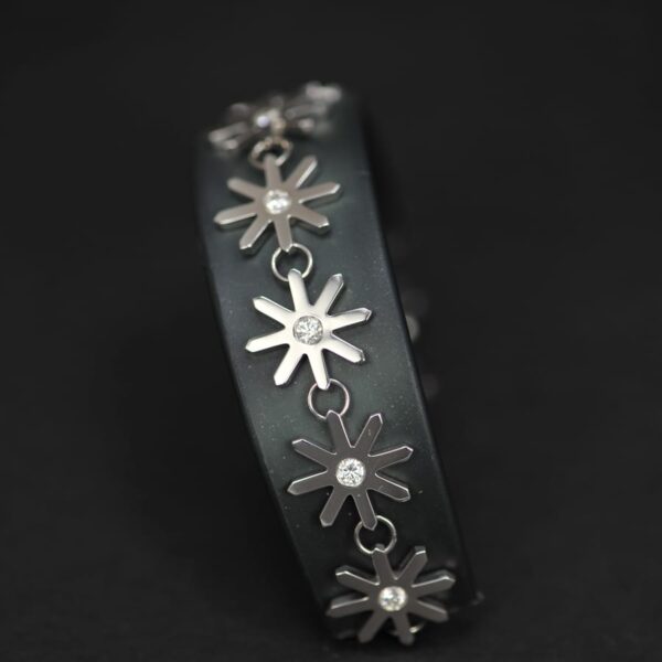 Diamond snowflake geometric star bracelet, wow