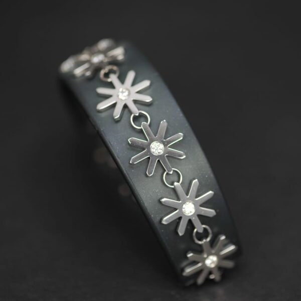 Diamond snowflake geometric star bracelet, wow